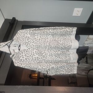 Leopard Print Hooded Jacket